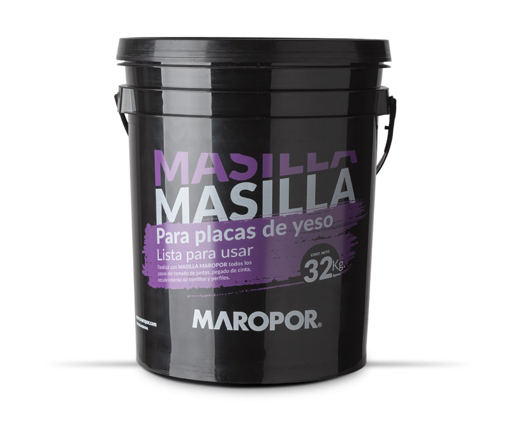 Masilla lista Para Usar Maropor Balde 32Kg.