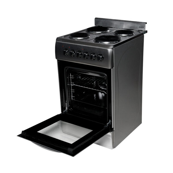 Cocina Electrica 4 Hornallas Acero Inoxidable Brolux - Imagen 2