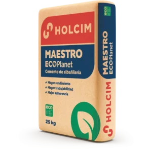Cemento De Albañileria Bolsa x 25Kg Holcim Maestro ECOPlanet